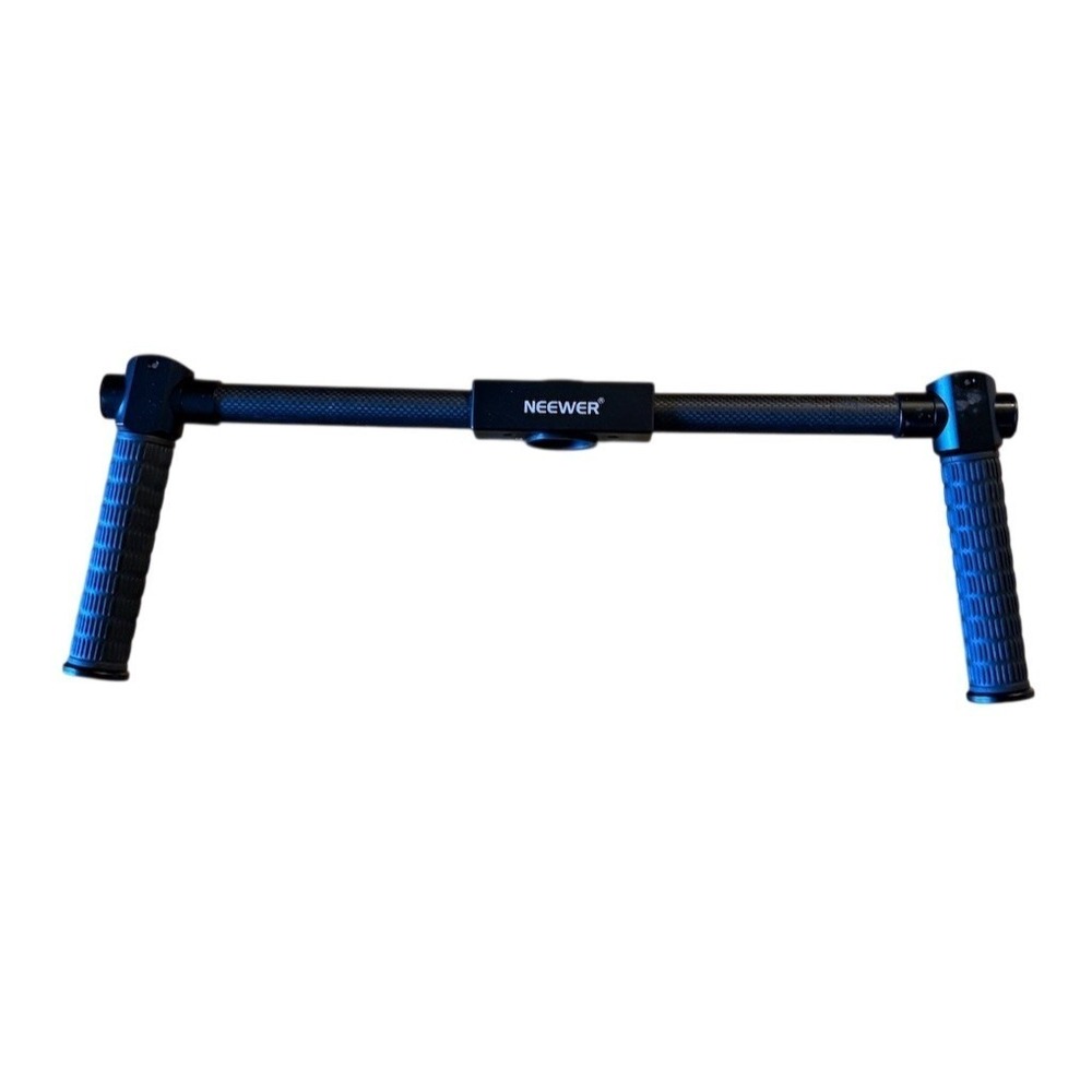 Neewer Dual Handheld Grip Handlebar for Camera Gimbal Stabilizer Black